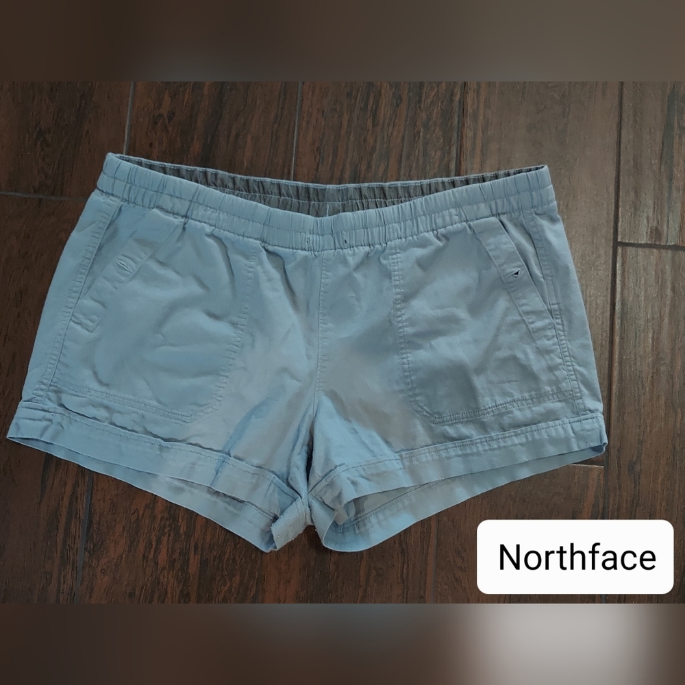 The North Face Light Blue Drawstring Shorts Size XL Gorpcore